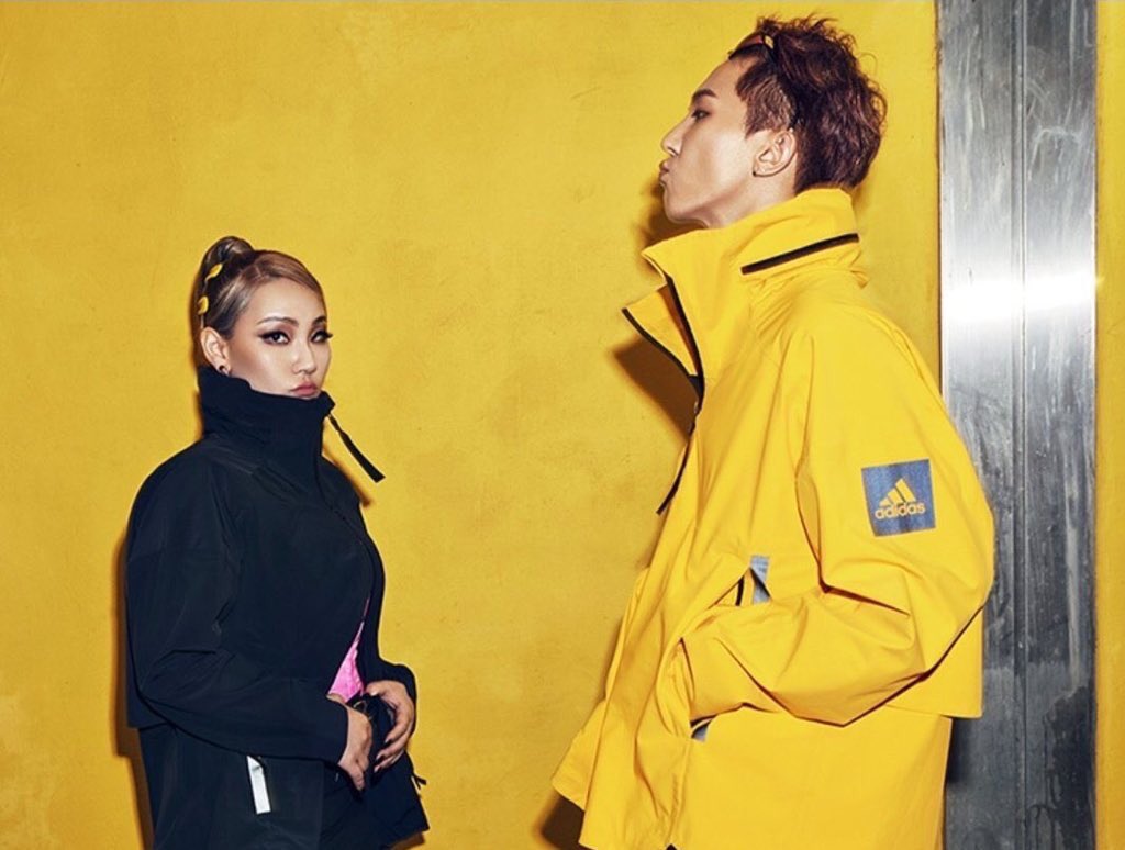 WWICFRANCE's tweet photo. Mino &amp; CL pour une publicité ADIDAS.  
ILS SONT CANON 🗣 
La royauté est de sortie 💅🏻💙♠️ https://t.co/q0WyNBOAtJ