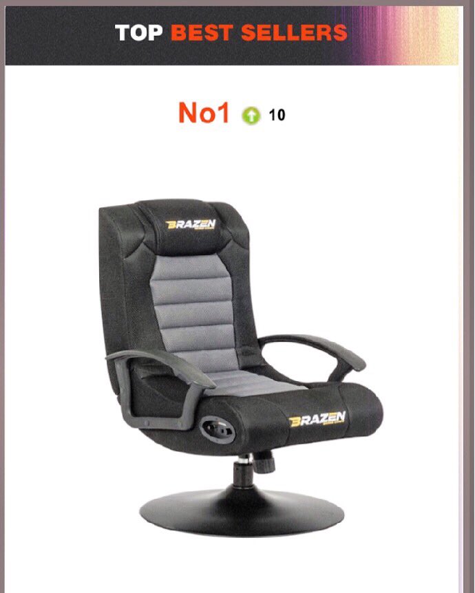 BoysStuff's tweet photo. Our Best Seller No. 1 this week.
BraZen Stag 2.1 Bluetooth Surround Sound Gaming Chair
Our price Β£.119.95 . Cheapest price online!
#brazengamingchair #gamingchairs #bestsellerproduct #ukgamers #gamingnews #ukonlineshop #onlinestores #onlineshoppinguk #sale #uksale #boysstuffuk https://t.co/Z7Yo4bymBK