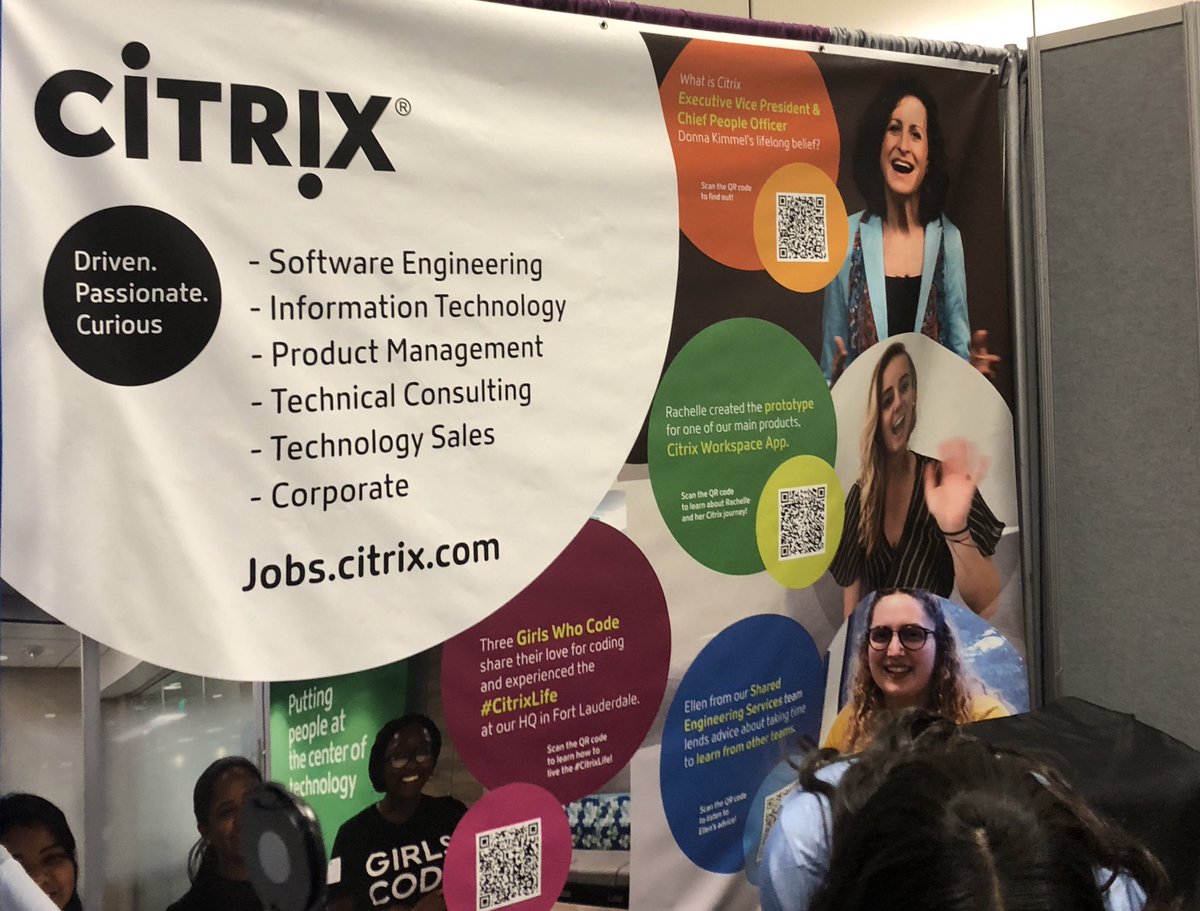 missappfw's tweet photo. #ghc2019 #GraceHopper #Citrix sponsor #DiversityPowersInnovation #overrepresent #anitab https://t.co/BNa7pGFHzr