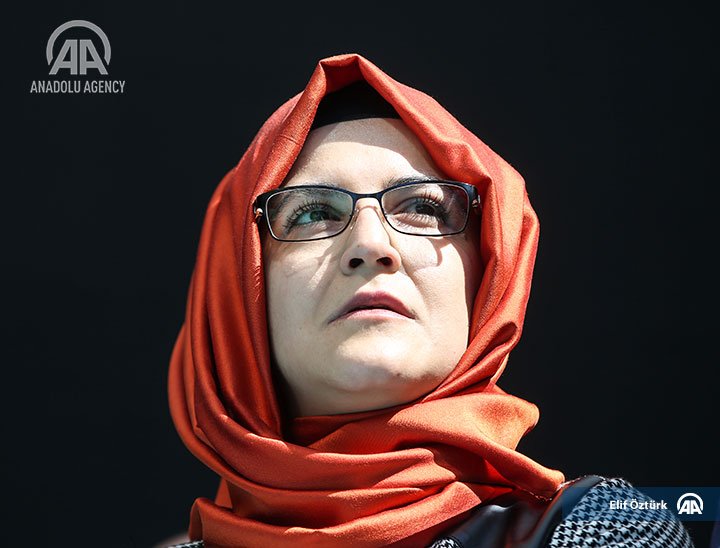 anadoluimages's tweet photo. #Commemorationceremony to #mark #firstanniversary of #JamalKhashoggi's #murder at #SaudiConsulate in #Istanbul #HaticeCengiz #AA https://t.co/LqOI5aReUX