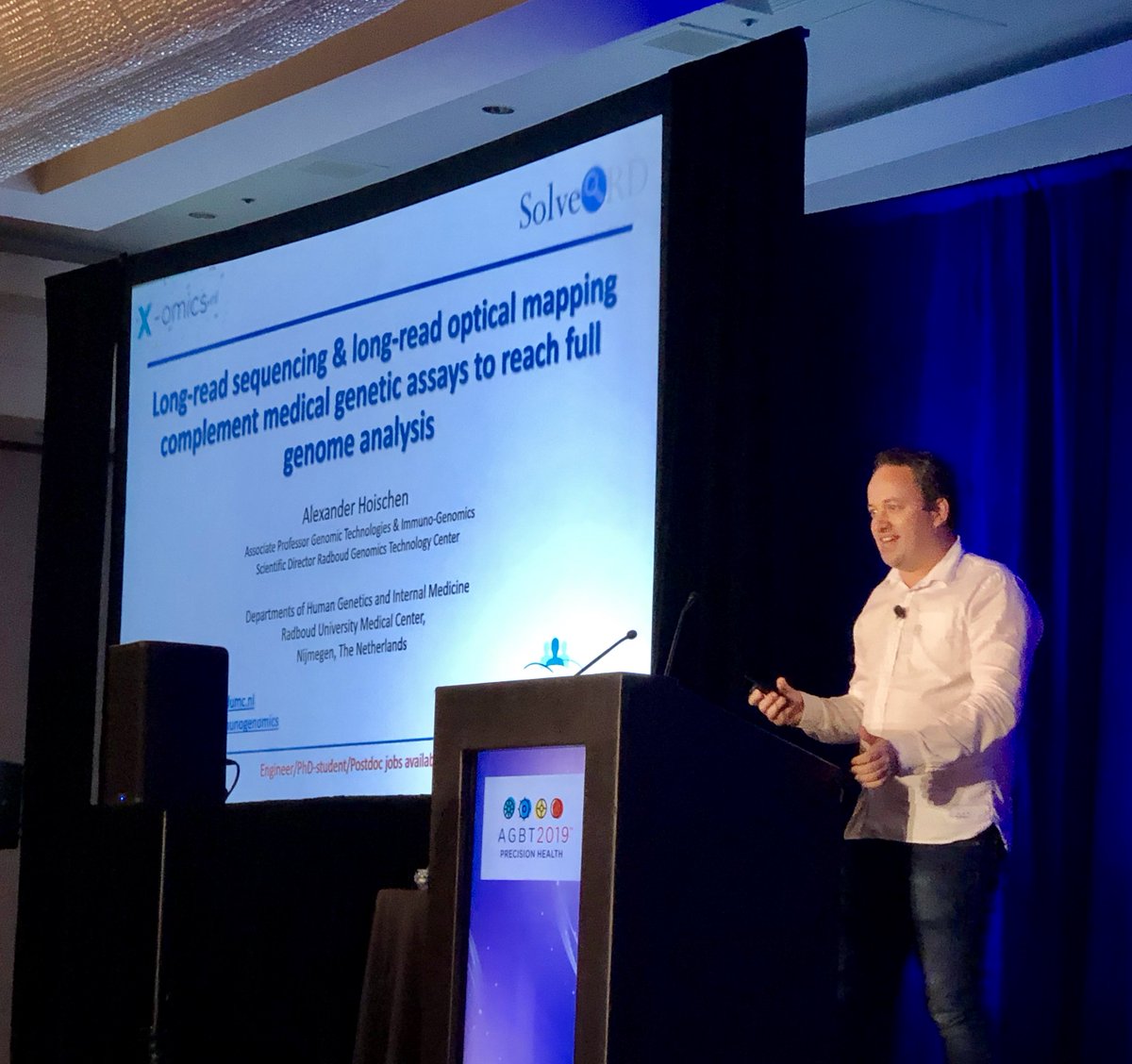 bionano's tweet photo. Thank you for visiting #BionanoGenomics at #AGBTph19! If you missed it, check out this recorded talk by @ahoischen on how he’s using #Pacbio + #opticalmapping as complementary technologies - check it out here: https://t.co/dRp6KFSbGk #SaphyrSystem #LongReads #structuralvariants https://t.co/tkkKgs45ID