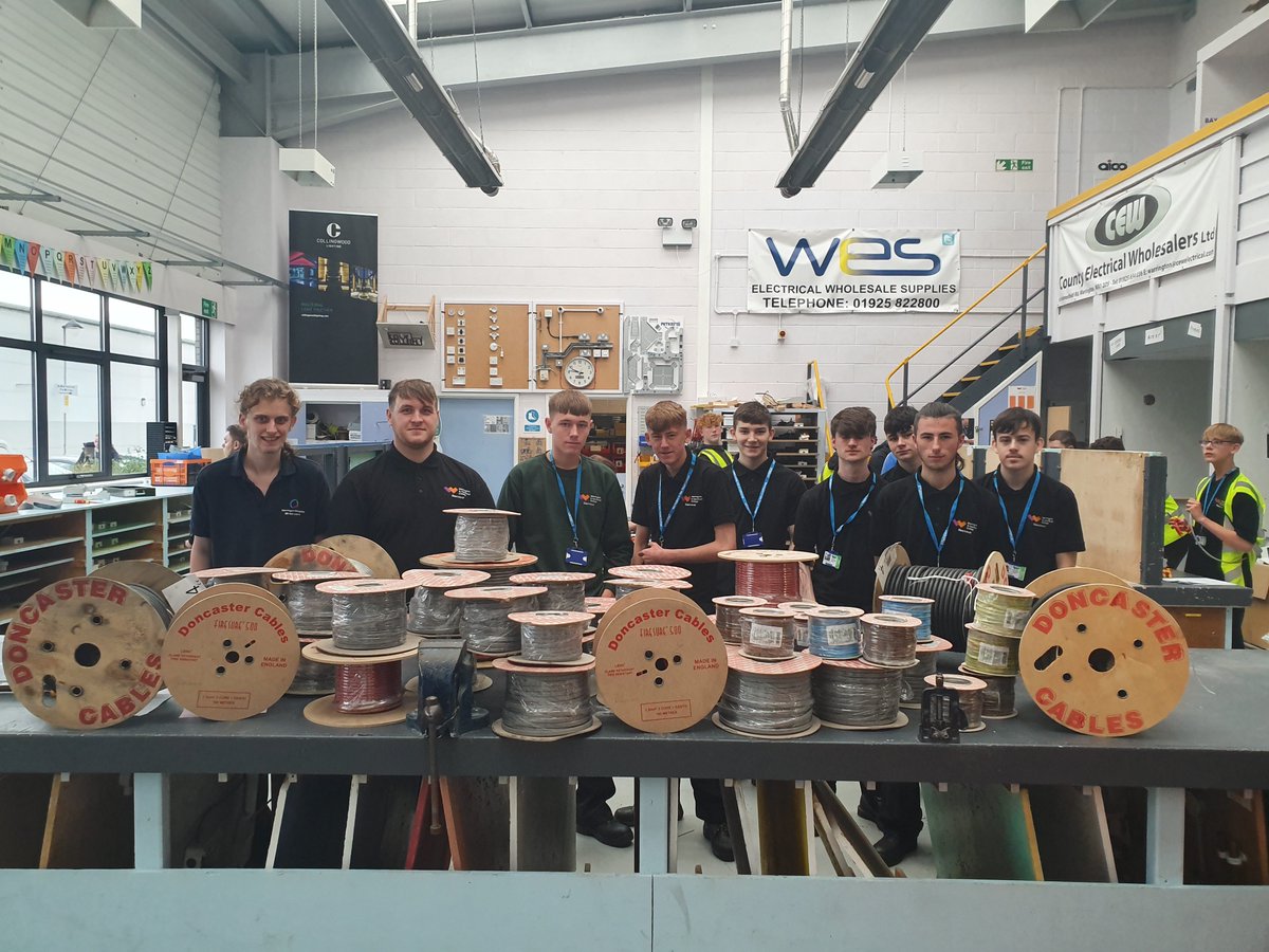 wvrcollege's tweet photo. Huge thank you to #DoncasterCable for their fantastic support in donating all of this cable to our college! This will make such a huge difference to our students.
#electricalstudents #donation #collegestudents https://t.co/XNHeLFmZxb