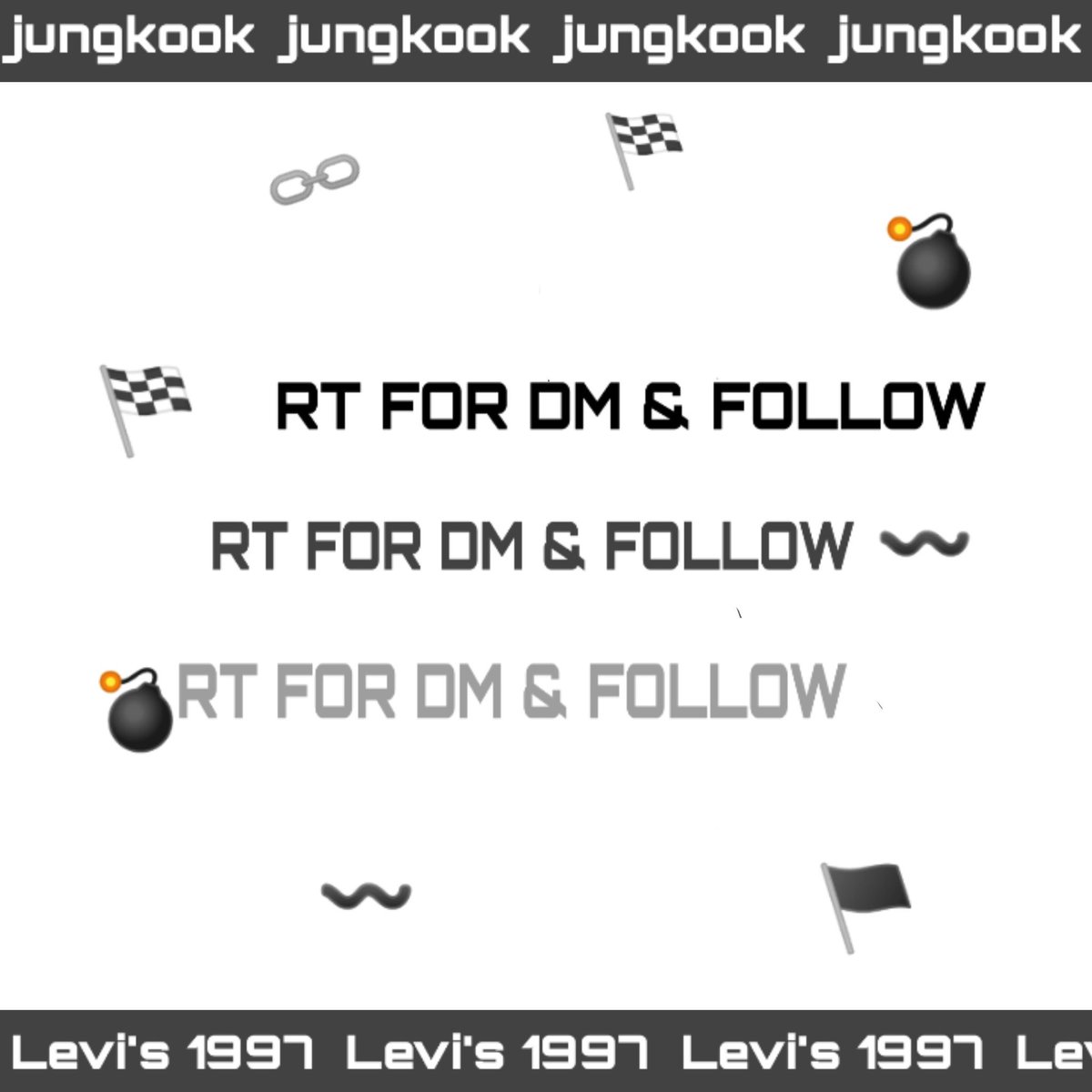 Levi_xjungkook's tweet photo. 🏁𝘏𝘦𝘺 𝘨𝘶𝘺𝘴！ㅡ สวัสดีครับ! ผมลีวายส์ เมจจอนจองกุก เมดอิน1997 เรามา"RTตามทัก+แลกฟอล"กันครับ🤙🏻 ผมพึ่งนิวแอคมาใหม่ต้องการสาน3kกับทุกคน มาเมคเฟรนกันเยอะๆนะครับ!แล้วเจอกันในกล่องเดมนะครับทุกคน!💣
#imgxonlybts https://t.co/XcY23jZpT2