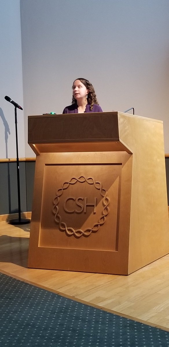 changing it up with sarah leinwand from the scott lab talking about maturation of mushroom body learning and neural activity! #cshldros