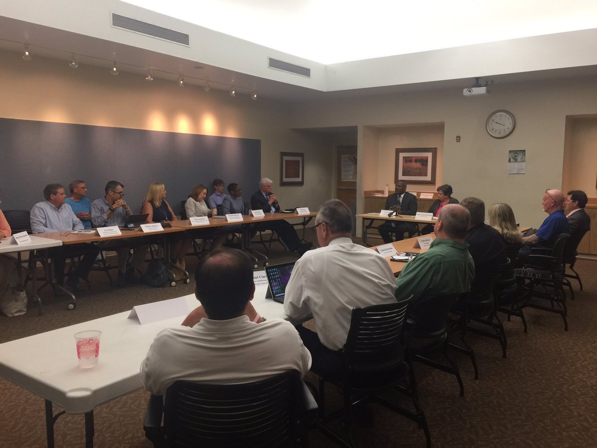 pbcloc's tweet photo. Congresswoman Lois Frankel from Florida’s 21st District is having a Roundtable Discussion at the Library on Summit Blvd. dealing with Cybersecurity in the Municipalities and County and how the Federal Government can help them protect and recover from a Cyber Attack. #welivelocal https://t.co/kEo3eFUt0x