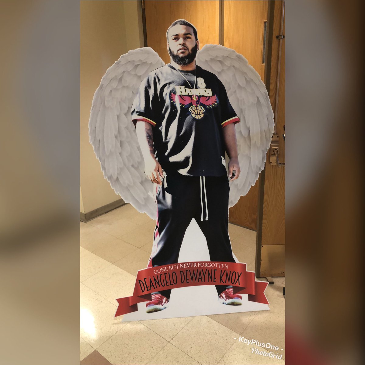 KeyPlusTWO's tweet photo. Iโm protected by this Ghetto Angel ๐๐ค Rest Easy Baby Dady.. Me and DJ miss you @TreeTxp_Wicked 3/2/93-10/2/93 #LLWICKED https://t.co/daqBB07DKO