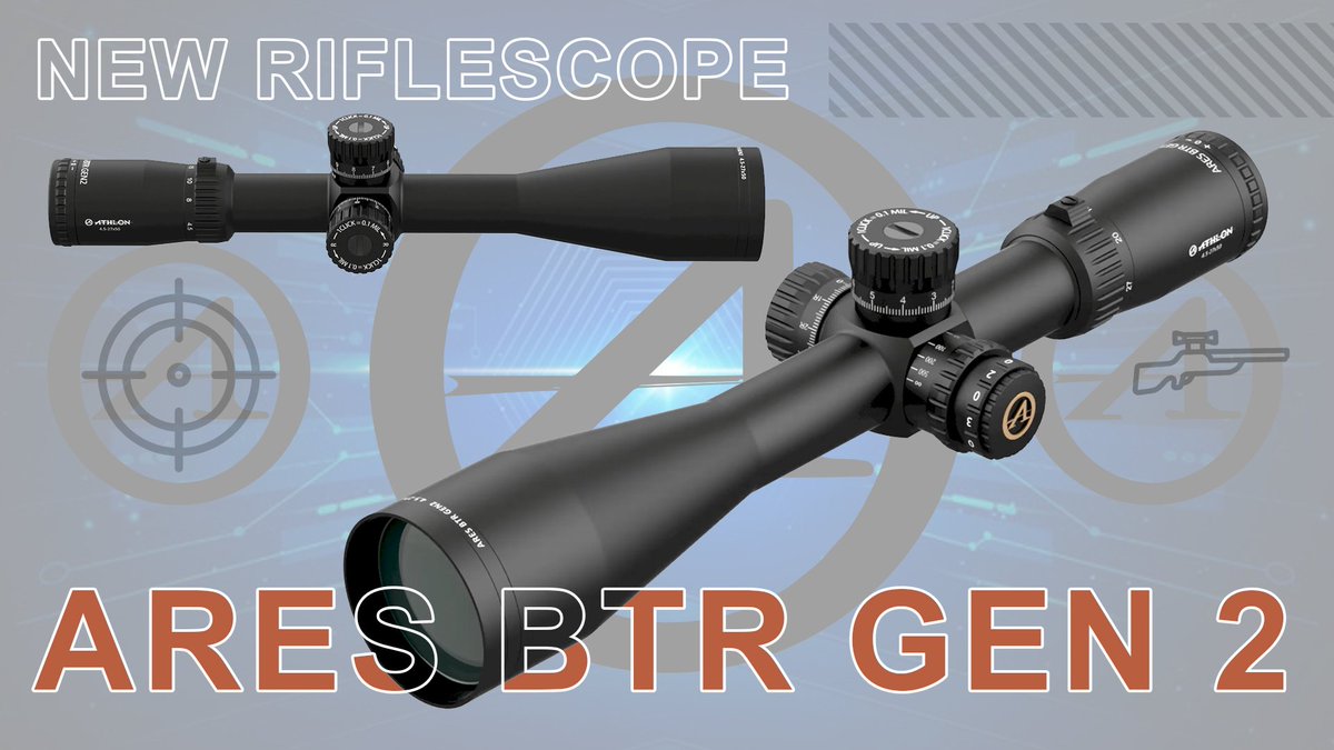 We announced 2 new riflescopes! The Midas TAC 5-25x56 is an afforable 34mm in MOA and MIL, as well as an upgraded Ares BTR! athlonoptics.com/product/midas-… athlonoptics.com/product-catego…