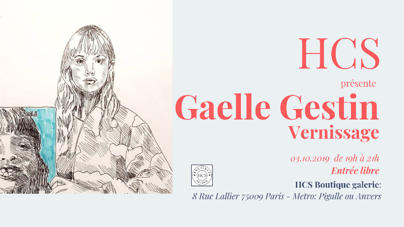 HCSboutique's tweet photo. Save the date 3 oct 2019 - HCS présente Gaëlle GESTIN ( illustrations &amp; photos). - https://t.co/8UHox2u0Mj https://t.co/y4uxPGQAVP