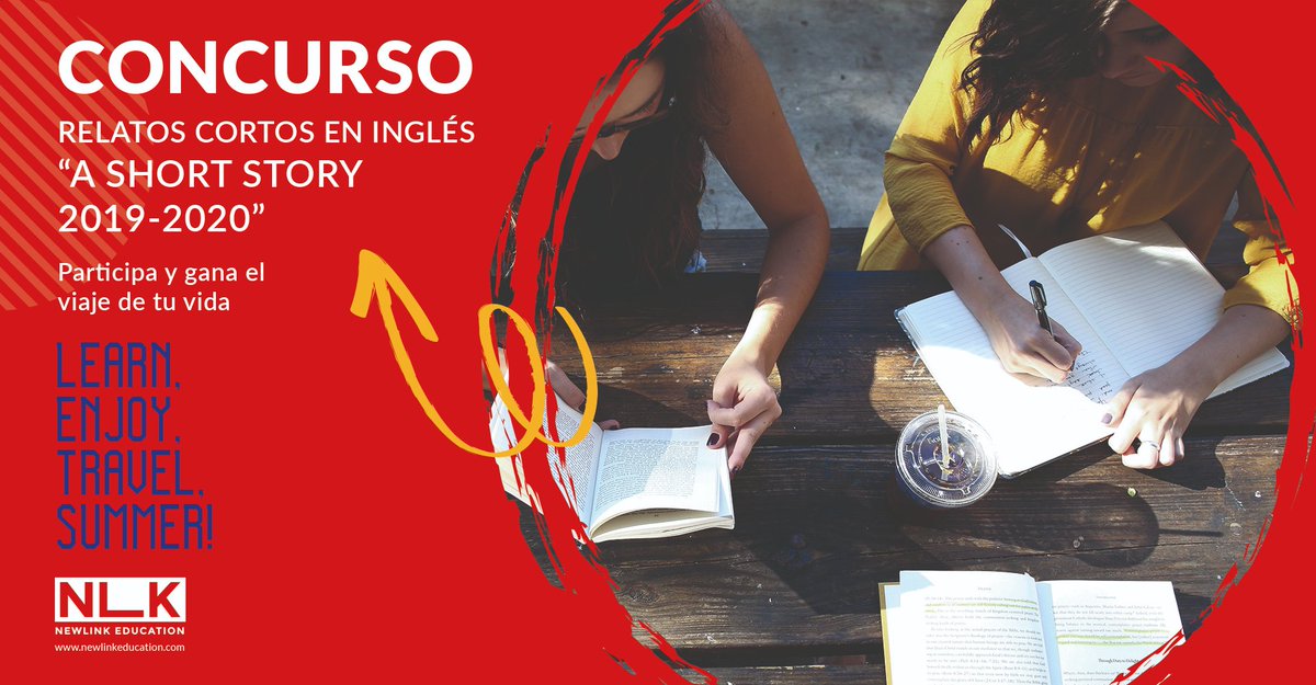 Lanzamos la II edición del 💥ⒸⓄⓃⒸⓊⓇⓈⓄ💥de narrativa corta inglesa "A Short Story".
🎓3 categorías para participar: 1º-2º, 3º-4ºESO y 1º-2º Bach
🎁¡Premios! 3 cursos de idiomas en UK  para los estudiantes y un iPad para el TOP TEACHER
ℹ️+Info: concurso.newlink.es