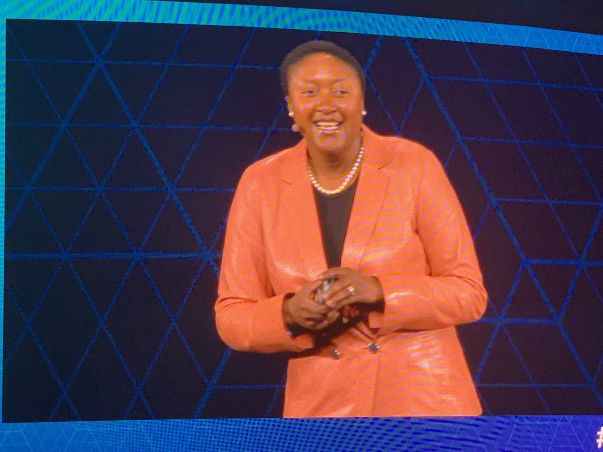 PennyBim's tweet photo. Leadership is about balance. Aicha Evans. #GHC19 https://t.co/lK5QrzLZmn