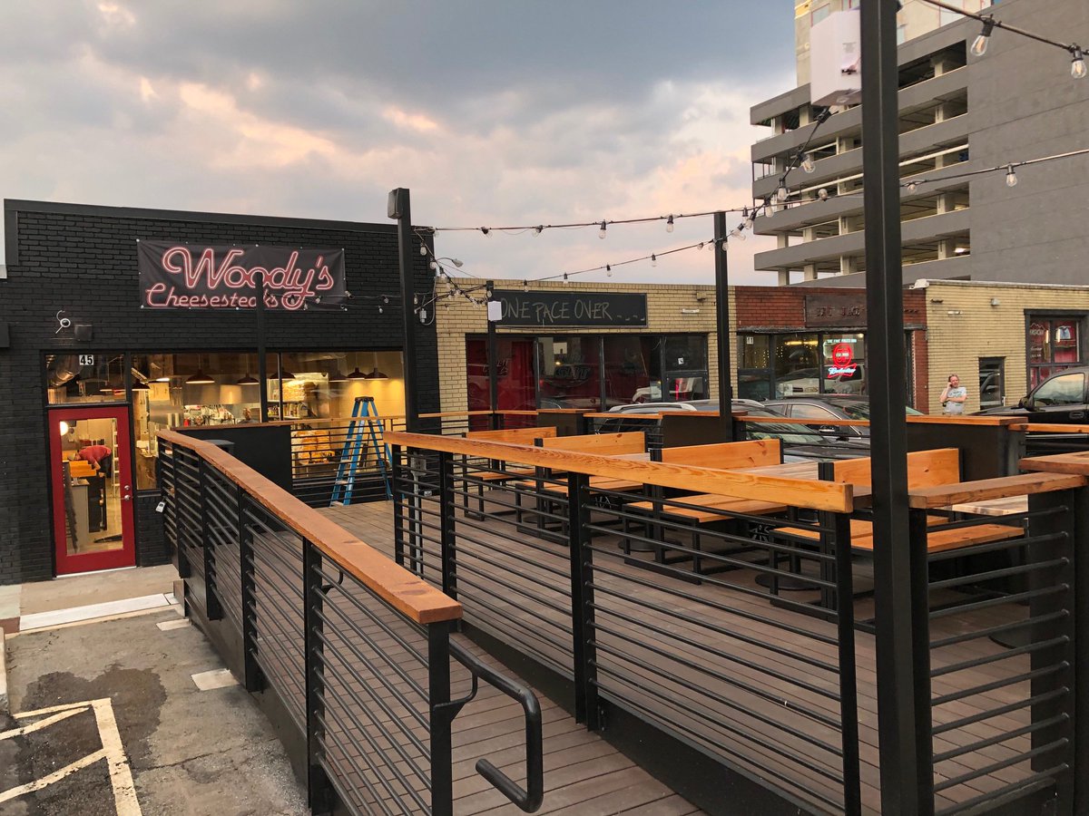 tonetoatlanta's tweet photo. Score 50% off today & tomorrow (lunch & dinner) at the new #WoodysCheeseSteaks in #Buckhead https://t.co/5dOMgOzXyc cc @sbarruf @ATLINtownPaper @StojBoj #tonetoatl https://t.co/RBiLY0by6G