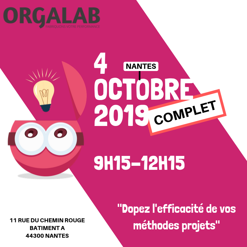 ELITEORGA's tweet photo. L'Orgalab de Nantes affichera complet Vendredi 4 Octobre pour sa session "Dopez l'efficacité de vos méthodes projets" 👍😎💡

#sessioncomplete #nantes #atelier
https://t.co/wUpUquoQdi https://t.co/gF6yYFwAGF