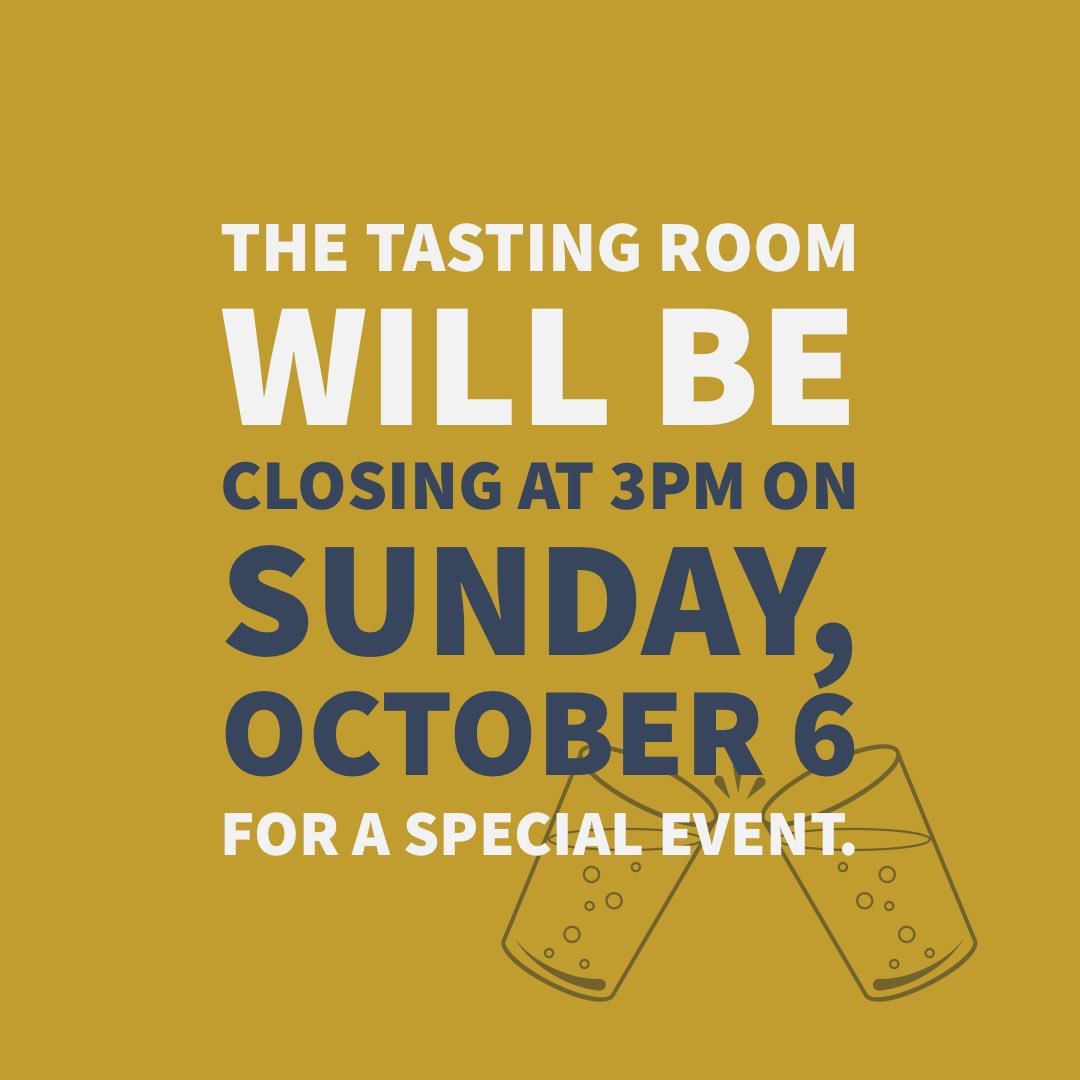 Got another Chef’s Table Dinner coming up this weekend, so we’ll be closing early this Sunday.