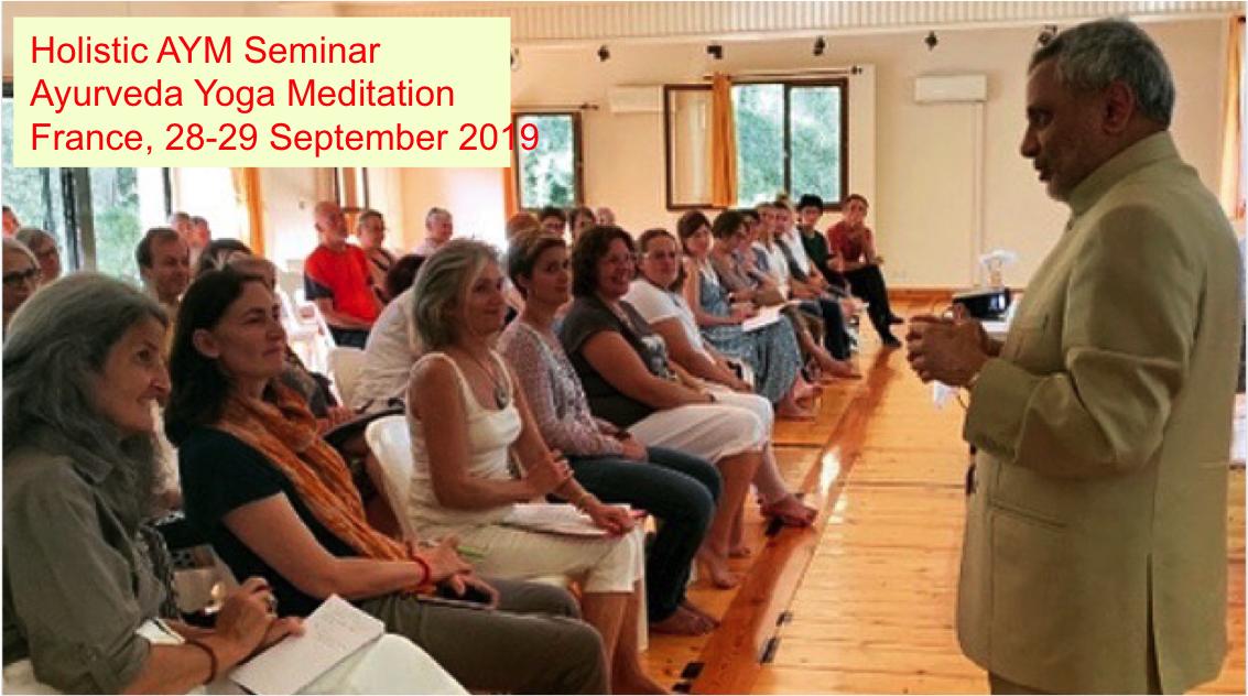 hhcentre's tweet photo. A picture from last weekend's Holistic AYM seminar in France.  For further information and for details on upcoming October/ November seminars in Greece please visit our website https://t.co/0mnvRuAjj9 #ayurveda #yoga #meditation https://t.co/bIJtkvxfpJ