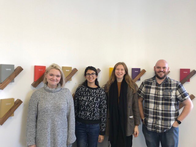 EdNapPurple's tweet photo. Third challenge - Creating a 30 radio spot for a company’s newest offerings. Surprisingly, you can get really creative with a small time limit and using only sound #enuccc https://t.co/G8pbT2VJ5p