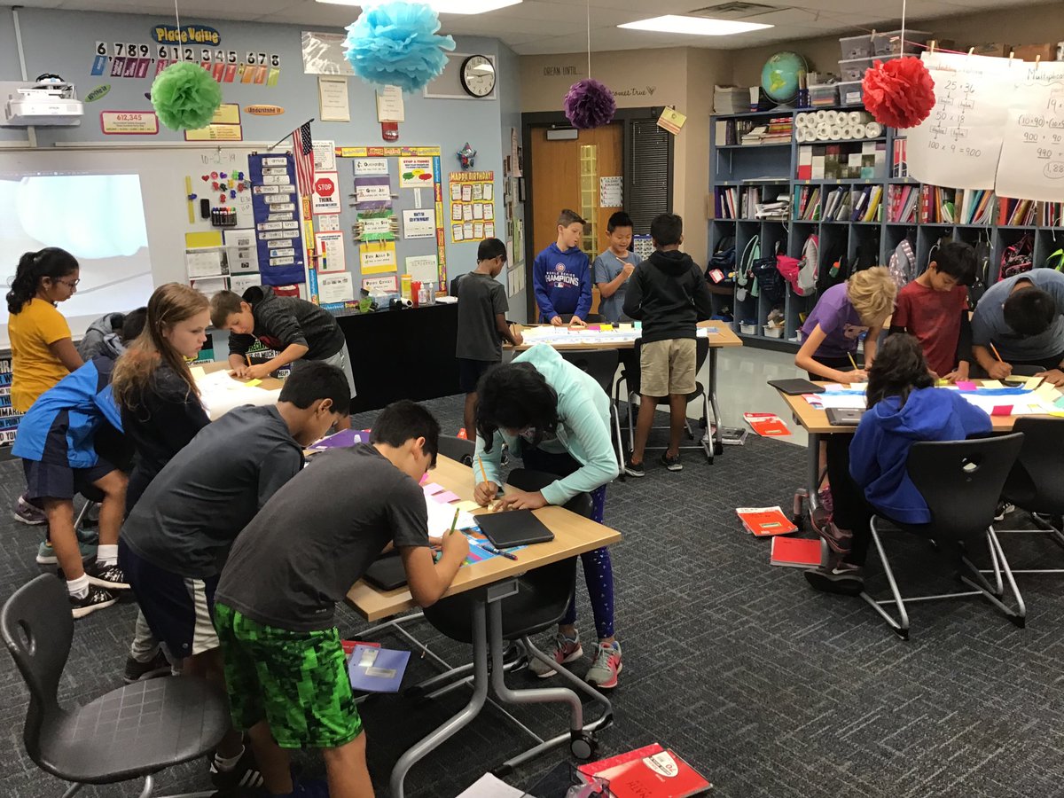 Gallery Walk in math with the River Trail.#inspire96 <a href="/KaganOnline/">Kagan Publishing & Professional Development</a>