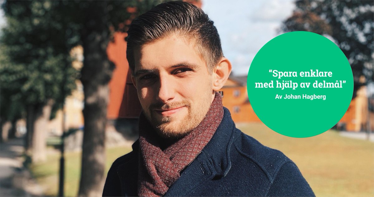 "Level up!" När man läser de orden på skärmen vet man att det vankas belöningar, och en fantastisk känsla av bekräftelse infinner sig på vägen mot det slutliga målet 😌 Vår kollega Johan använder sig av samma knep för att göra sparandet mer greppbart 💁🏻‍♂️✨ bit.ly/2ouBlcF