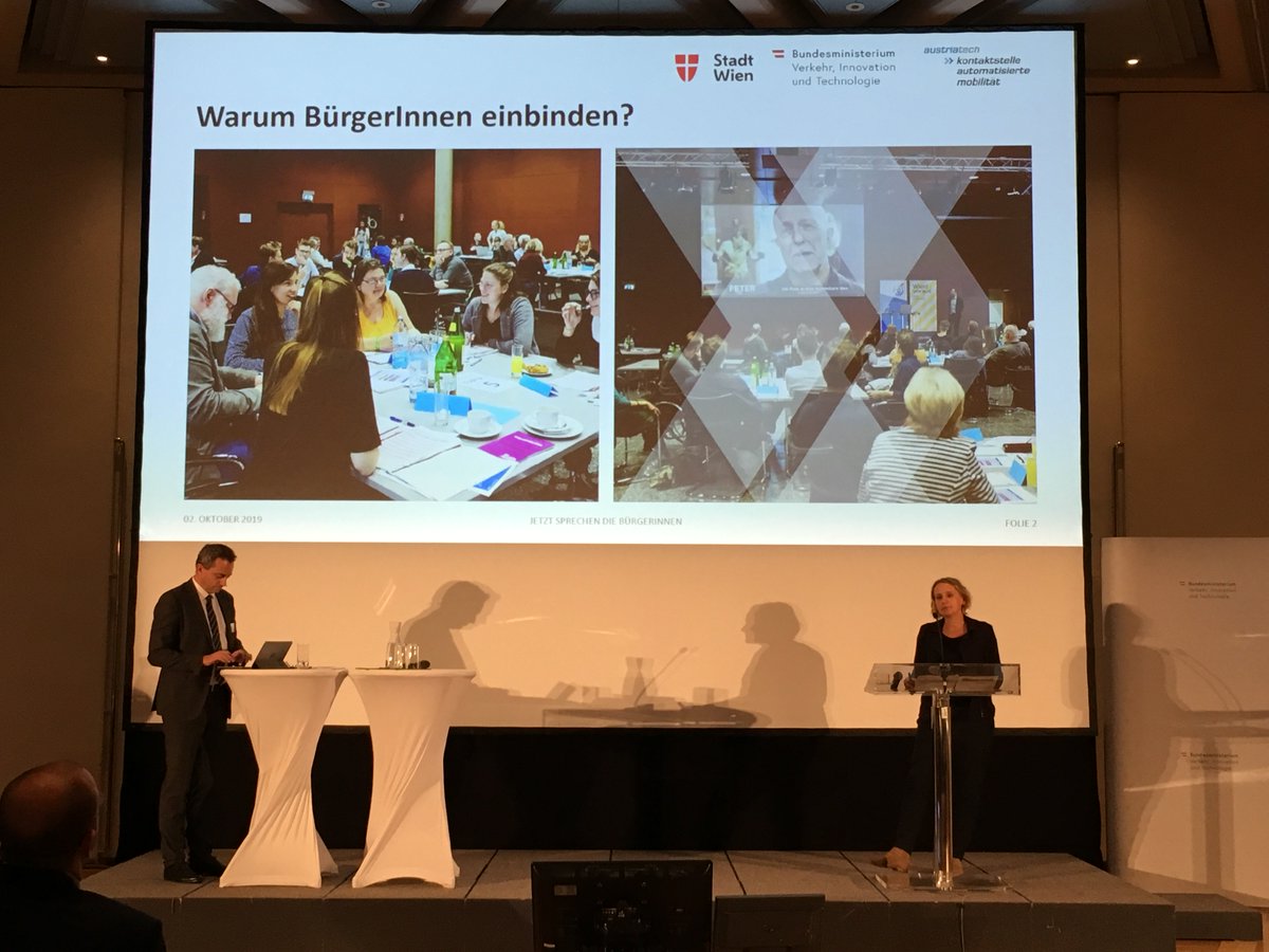 AustriaTech's tweet photo. Auch BürgerInnen müssen beim Thema #Automatisierte #Mobilität zu Wort kommen, denn: "es geht um ein gemeinsames Lernen" - @whertzsch
#ForumAM
Mehr zum Thema #CitizensDebate im Ergebnisbericht: https://t.co/B6l1yGGzdr https://t.co/K0xeO07AfC