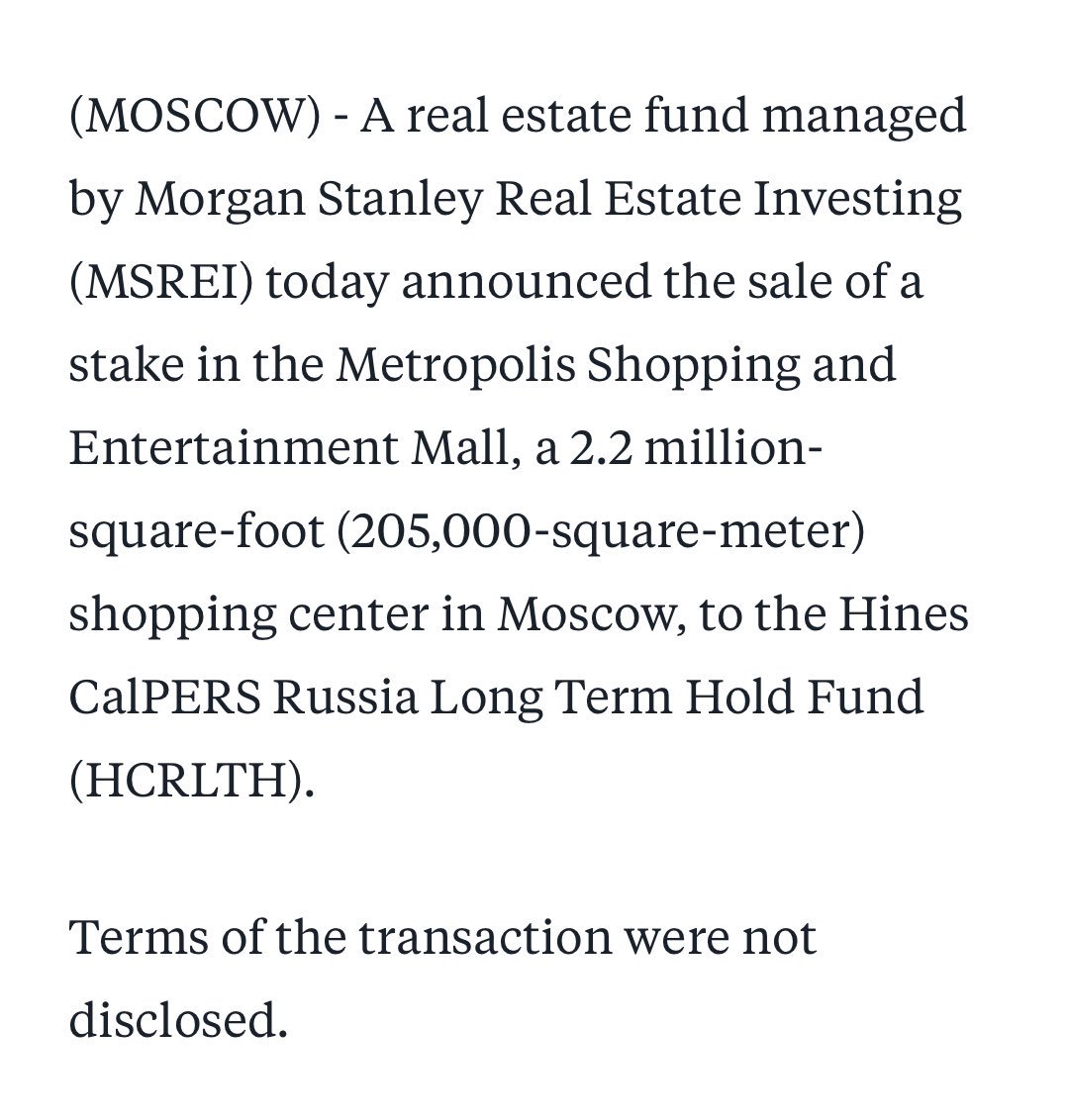 Ruby__45's tweet photo. @Rye_chasin_M @MinzJustAMini It’s a hot mess!!! #MorganStanley Real Estate Investing and the #Hines #CalPERS #Russia Long Term Hold Fund Link Up on #MetropolisMall in Moscow https://t.co/qNj7LXOYjx https://t.co/VNVPmwpxX6
