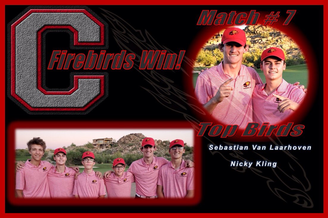 Sebastian Van Laarhoven &amp; Nicky Kling lead the Birds to victory in Match #7 at the challenging Troon North Golf Club. #chaptown