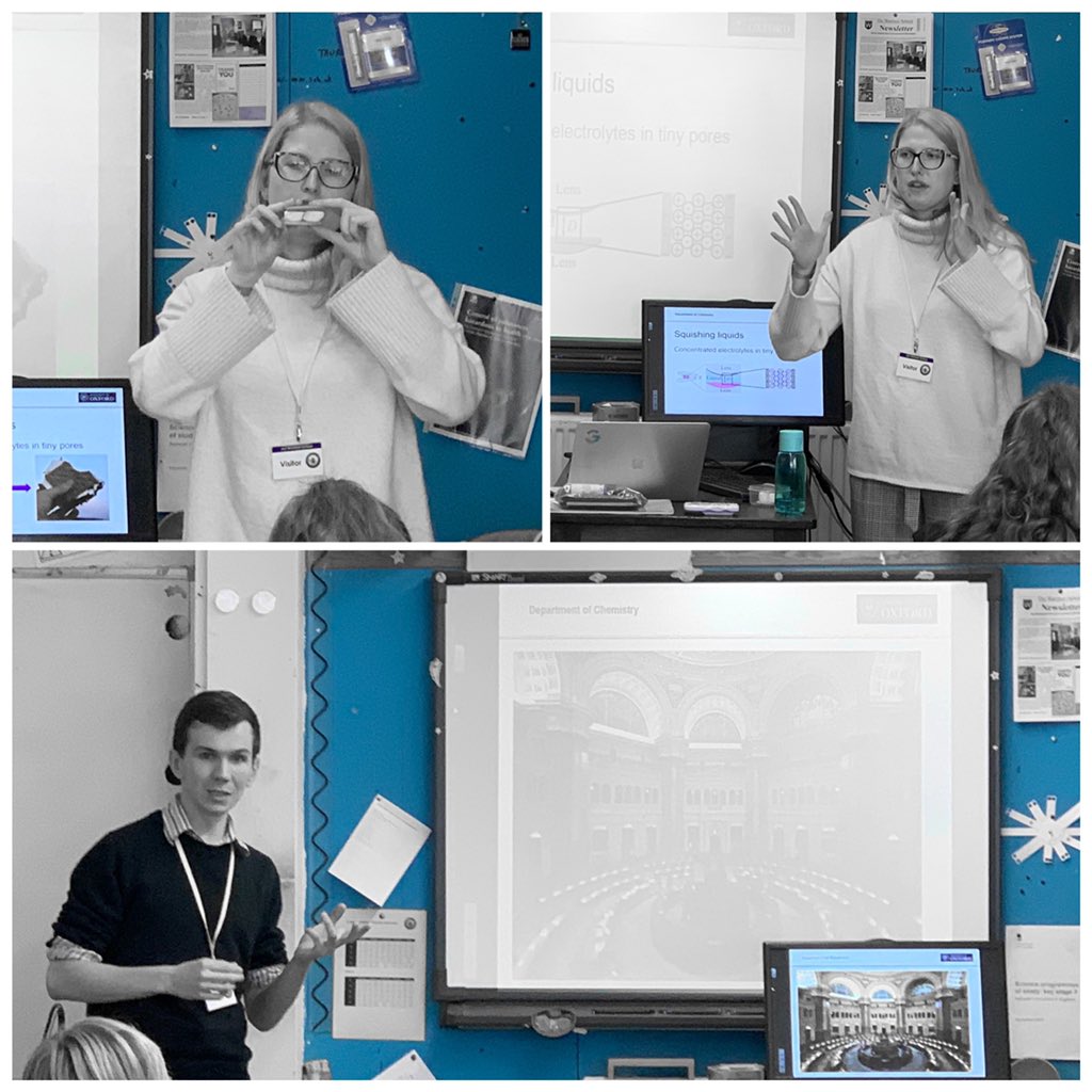 Oxford Chemistry Outreach (@chemoutreachoxf) on Twitter photo ‘When there are no answers (as yet!) to the questions being asked’ - Hannah Hayley (Perkin Group) and Matt Bailey (Wilson Group) sharing their research <a href="/OxfordChemistry/">Oxford Chemistry</a> with Y10 <a href="/WarrinerSchool/">Warriner School</a> #OxPer #OxOutreach #nextgen #phdlife ‘When there are no answers (as yet!) to the questions being asked’ - Hannah Hayley (Perkin Group) and Matt Bailey (Wilson Group) sharing their research <a href="/OxfordChemistry/">Oxford Chemistry</a> with Y10 <a href="/WarrinerSchool/">Warriner School</a> #OxPer #OxOutreach #nextgen #phdlife