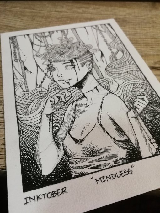 Day 2 : "MINDLESS" #Inktober2019 #inktober 