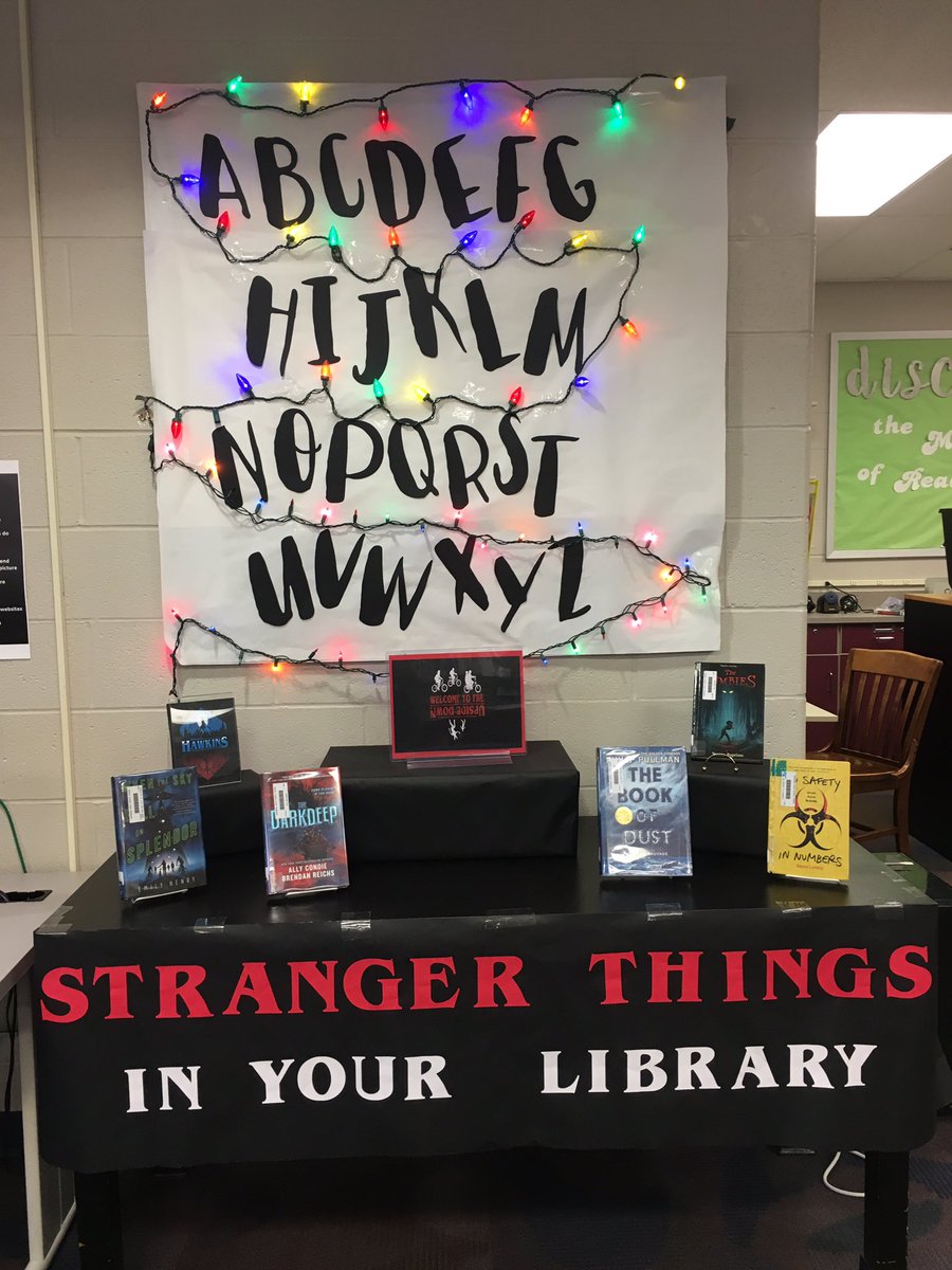 library_rsms's tweet image. Stranger readlikes available in the library for fans of the tv show! #RSMSrocks #rsdlibrary #whatwedo