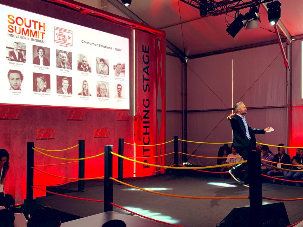south_summit's tweet photo. #Amazing Jury Panel on #PitchingStage now! @oisinlunny #consumersolutions #SouthSummit2019 https://t.co/72SiR9FU5e