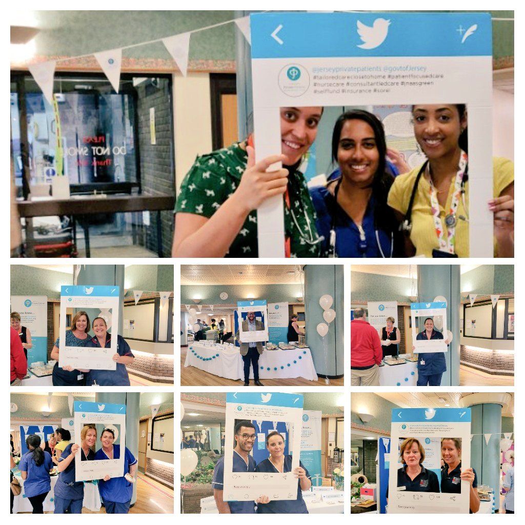 lou_bellmanRN's tweet photo. Fabulous day mingling with visitors, potential private patients and colleagues! Such a lovely opportunity to talk to our patients! Thanks for popping by! @becksherrington @ChiefNurseJsy @jessiem11898218 @SarahWhitmarsh5 @JennaMackay4 @KathrynKellyRN @practice007 @JennieLeCornu https://t.co/q569QTUL4y