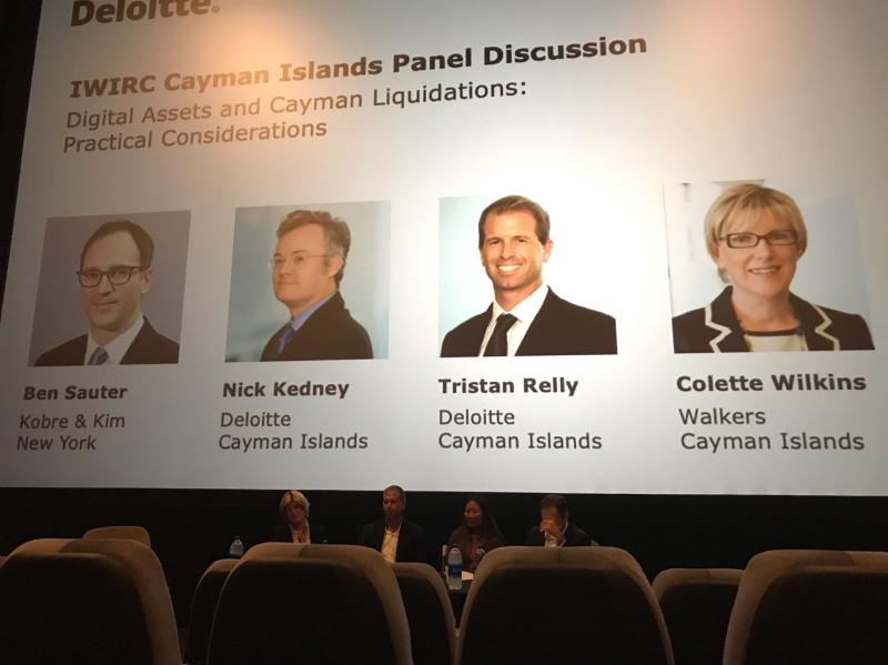 IWIRC's tweet photo. Fantastic IWIRC Cayman panel on how Bankruptcy professionals can effectively navigate and monetize digital assets. #iwirccayman  #iwirc #iwircfirst #iwirctogether #iwirciwill #iwircingit https://t.co/gOKEub3B27