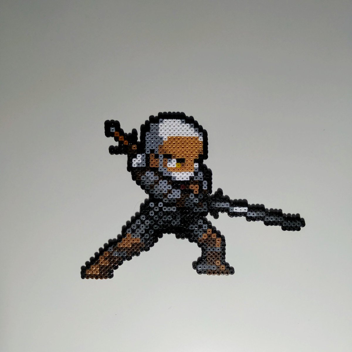 BeadsNazgul's tweet photo. "...Silver for Monsters" 🐺⚔️

#hamandad #hamabeads #hama #beads #perlerbeads #artkal #fusebeads #photopearl #pixelart #art #geraltofrivia #thewitcher #thewitcher3 #steelforhumans #silverformonsters #windshowling #damnyoureugly #lsw #lswi #sprites #videogames #gaming https://t.co/5BganR61EA