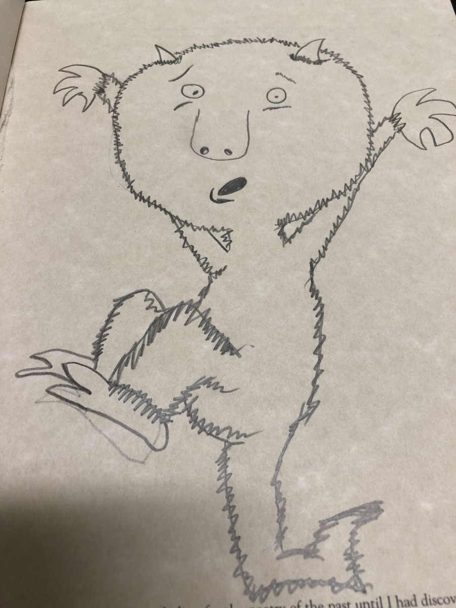 AlphaLibrarian's tweet photo. Embracing #Inktober2019 despite my lack of drawing skills! #leonardotheterriblemonster #mowillems #literarycharacters #publiclibrary #ignoretheerasermarks https://t.co/UoTW9NVImT