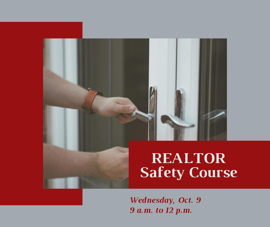 There are still plenty of seats left for this class, which teaches you the importance of safety in the real estate world. Sign up through your member portal: bit.ly/2ksgXaN