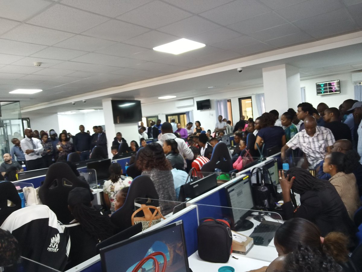 TomBwana's tweet photo. So today SportPesa management had to tell its staff what has been the inevitable for the last 3 months - the centre can't holder any longer. Massive grief seeing this entire team rendered jobless by ridiculous policies of our beloved government. #SaveMyJob https://t.co/FizLR3HkGL