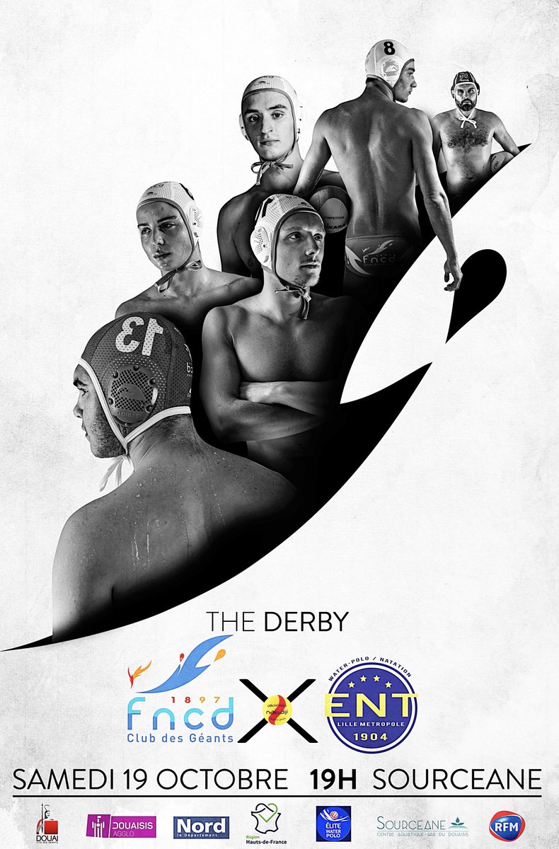 ⚠️ DERBY ⚠️🔥
Prochain match à domicile le 19 octobre contre Tourcoing à 19H ! En attendant notre équipe se déplacera à Montreuil ce samedi pour affronter l’équipe de Noisy-Le-Sec 🤽🏼‍♂️