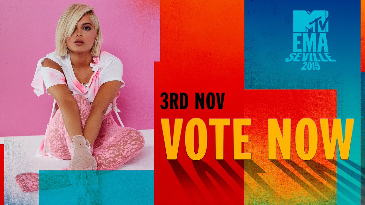 BebeRexha's tweet photo. Two #MTVEMA nominations!!

👉 Best Collaboration
👉 Best World Stage

Vote here now ⤵️
https://t.co/Kgteq5K4sr https://t.co/q8zDNmkSZG