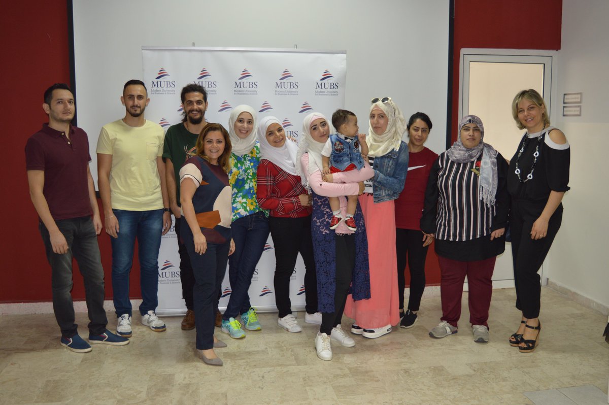 mubslebanon's tweet photo. A group of the HOPES program students chose to celebrate the end of their experience by bringing memorable dishes that represented their childhood #memories in #Syria.Event took place at MUBS Spears campus on Oct 1, 2019.#DiscoverMUBS #hopesprojects #syrianstudents @HOPESMadad https://t.co/duedXs045s