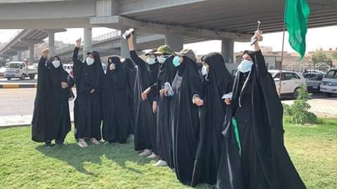 somas97's tweet photo. بناتنه الحلوات يفدوه رحت الجن 
والكل متظاهر وكل شبر بالعراق... حتى لو مو طالعات بس دعائكم النا يكفي ❤️
#تظاهرات_العراق https://t.co/ZtdcgFveWl