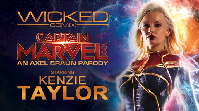 AT LONG LAST!!! The official trailer for #CaptainMarvel XXX starring @thekenzietaylor is HERE!!! https://t