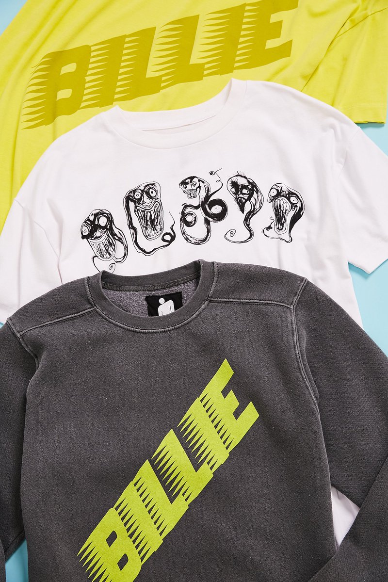 UrbanOutfitters's tweet photo. we’re giving away every piece from our exclusive @billieeilish collection! want in? follow @UrbanOutfitters and retweet to enter—we’ll choose a winner by this friday, october 4th! https://t.co/VvW26WG3AJ