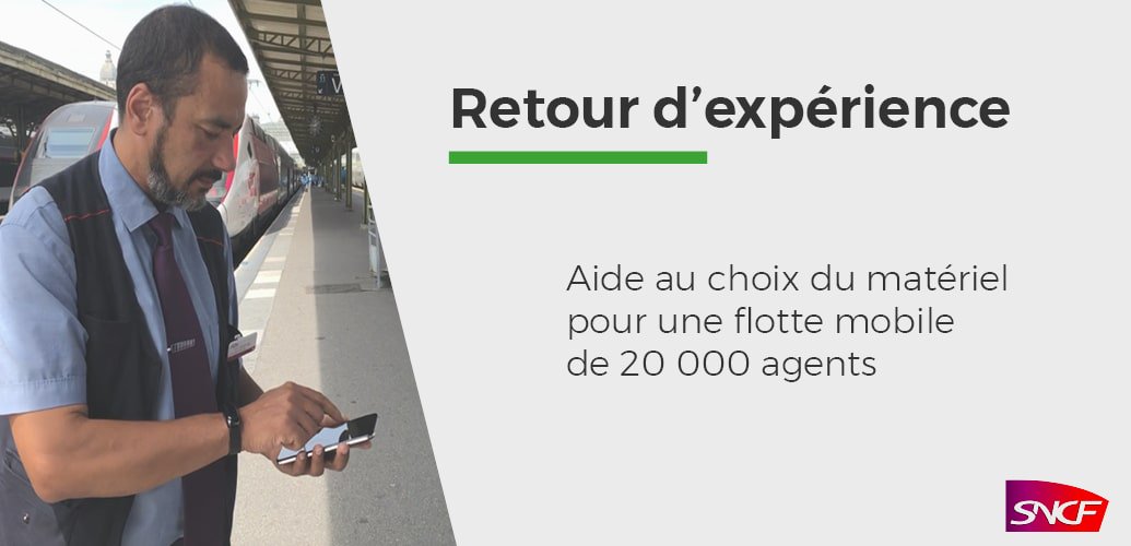 Green_spector's tweet photo. À l'occasion du #MobilityForBusiness, découvrez le retour d'expérience @SNCF 📱Aide au choix du matériel pour une flotte #mobile de 20 000 agents ➡https://t.co/gmfkifgIqb https://t.co/XjEvIBOQWR