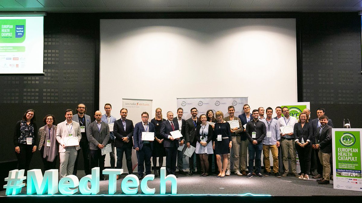 EIT_Health_es's tweet photo. @EITHealth @XtinaBescos @tecnalia @Cap_Digital @medicalvalley @BioRNCluster @FundlaCaixa @iesebschool @biocat_en @IreneSaTu @JavierVega_EIT @ikeresten @BielGlasses @nurisetech @lumedix @IdrisOncology @dangelvan @EITHealth_UKI @healthinnostars @EIThealth_FR @EITHealth_nl @AsabysPartners @AngelsSante @aftdevelopment @UoLSBC @peekmed @PKvitality @munevo_social @innovosensAB @SutrueLtd @EITHealthScand @JackieGubbioli @ybn84 @AUbarretxena @HaritzZabaleta 🏆The startups selected to be at the 2019 @EITHealth European Health Catapult final in Paris are:
#Advitos
@munevo_social
@PKvitality
#SurGuide
#GasgonMedical
@SutrueLtd
#IPDx
🎉Congratulations and thanks to all #startups, mentors and jury members
#EHC #Medtech #CatapultMedtech https://t.co/Nda4xUSWbQ