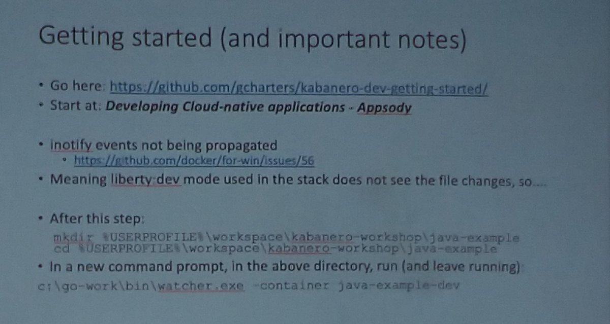 HiraokaDaisuke's tweet image. Kabanero Developer Experience - Getting Started ハンズオン資料です。実行する場合は、コメントの写真を見てから始めてくださいね。
#Kabanero は Cloud Paks for Aplicationの主要コンポーネントです。#appmodtechcon #ibmdeveloper #IBMCloud #ibmchampion #ibm #bmxug
github.com/gcharters/kaba…