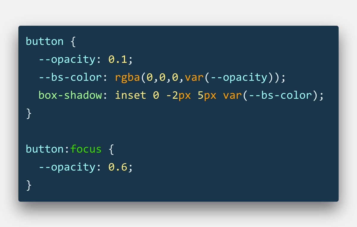 wesbos's tweet image. 👆🏻🔥 You can take it a step further and break up RGBA or HSLA values and to only change a single channel!