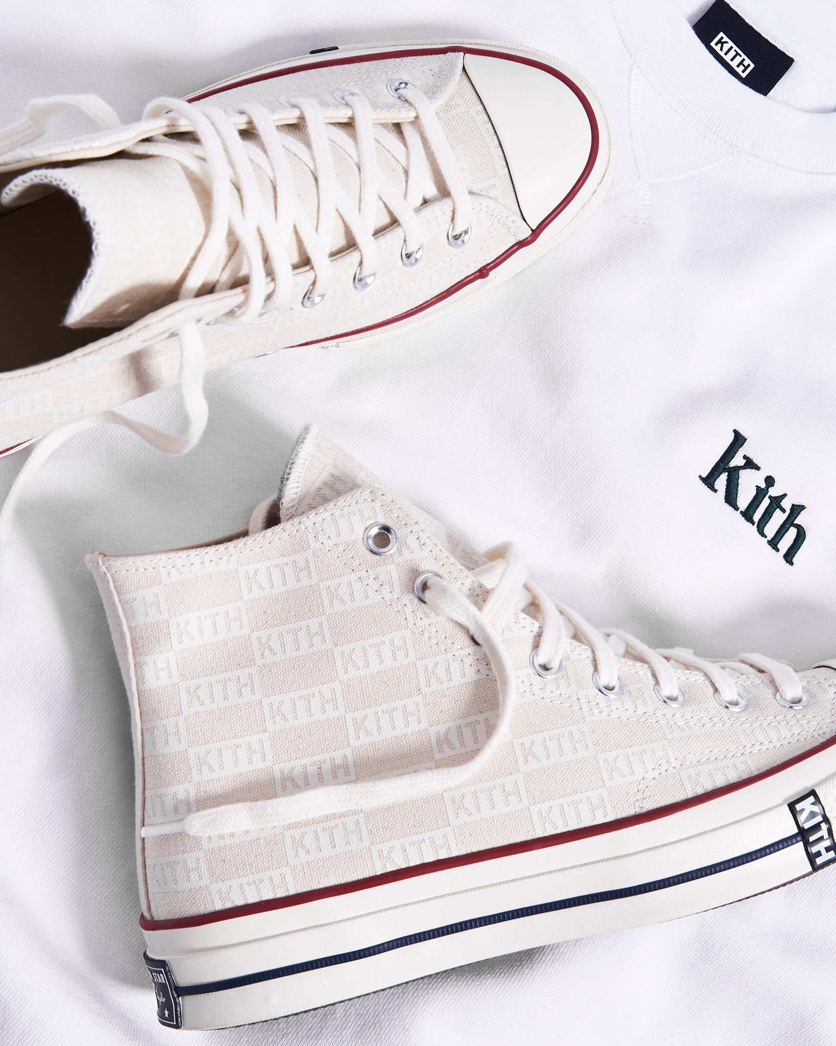 Kith on X The Kith Classics x Converse Chuck Taylor 1970 s will release online this Friday with our Fall 2019 Launch. Our monogram pattern is printed on the classic canvas uppers. We ve