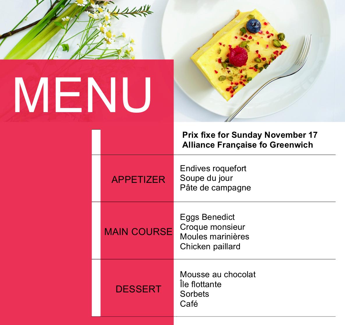 AFGreenwich's tweet photo. Your French Week until 10/6 https://t.co/WlQc4ZImP4 https://t.co/WtvV5mWfVc