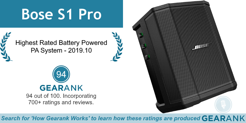 GearankMI's tweet photo. The Bose (@Bose) S1 Pro is the Highest Rated Battery Powered PA System:
https://t.co/upUUm8w3Mr
#Bose #PASystem #PASystems #PortablePA #CompactPA #LiveSound #MusicGear https://t.co/ZRBRbD77Rq