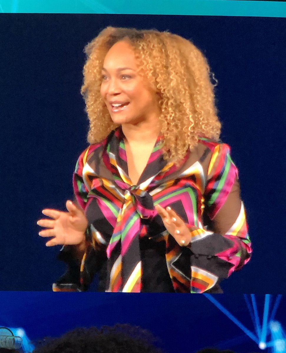 ShelArchambeau's tweet photo. Morgan DeBaun, CEO of Blavity, sparking the energy at #GHC19 as MC!

#ceo #morgandebaun #GHC19 #AnitaB 
#WeWill #IWill #5050by2025 
#PitcHER19 #AbieWinner  #AbieAward 
#TopCos #GHC19OSD https://t.co/3ySK8R09DW