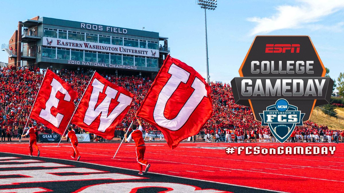 EWUFootball's tweet image. Hey @espn, we've kicked off a @ESPNCFB season on The Inferno before &amp;amp; Eag Nation would love to have you back!!!

Retweet this post and help us get #FCSonGameDay trending to bring @CollegeGameDay back to the FCS!!!

#ProtectTheRed #ATS #GoEags
