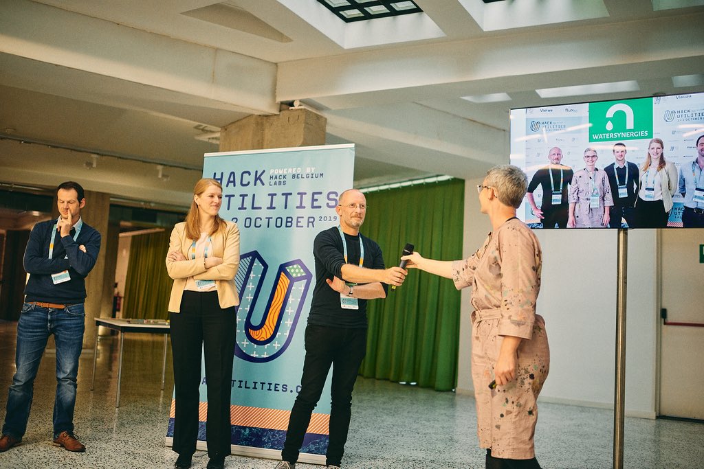HackBelgium's tweet photo. 💧The “Water Synergies” team wants efficient use of affluent after wastewater treatment to step towards a #circular #water #economy #HackUtilities https://t.co/pYB9UwoEJH